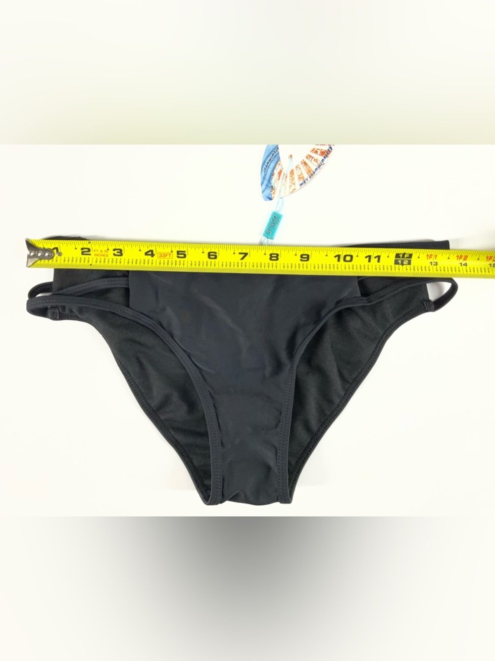 Bingo Surf Black Side String Bikini Bottom Juniors Size Small - Picture 7 of 10